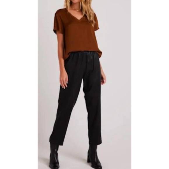 NEW BELLA DAHL camille track pant in black